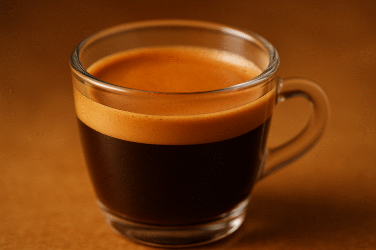 Perfect espresso shot