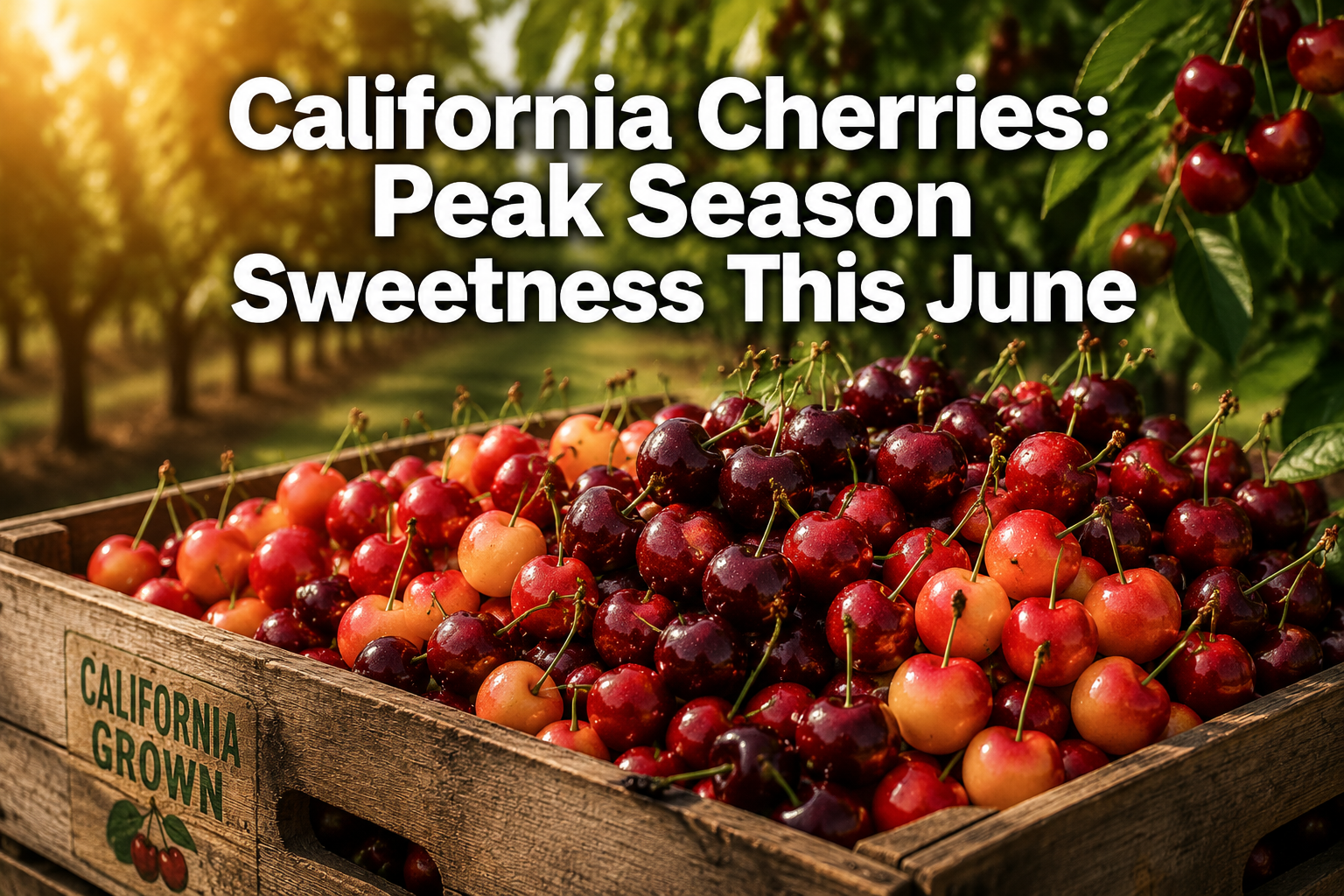 California Cherries: Your Guide to Peak Season Sweetness This June