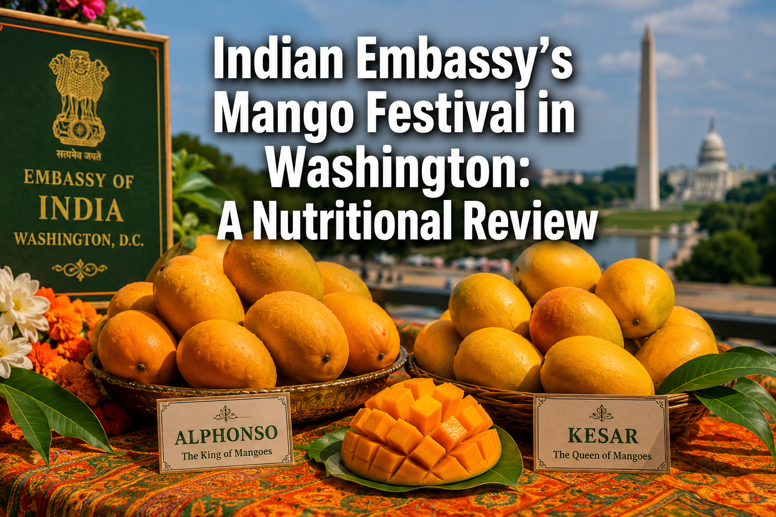 Indian Embassy's Mango Festival in Washington: A Nutritional Review