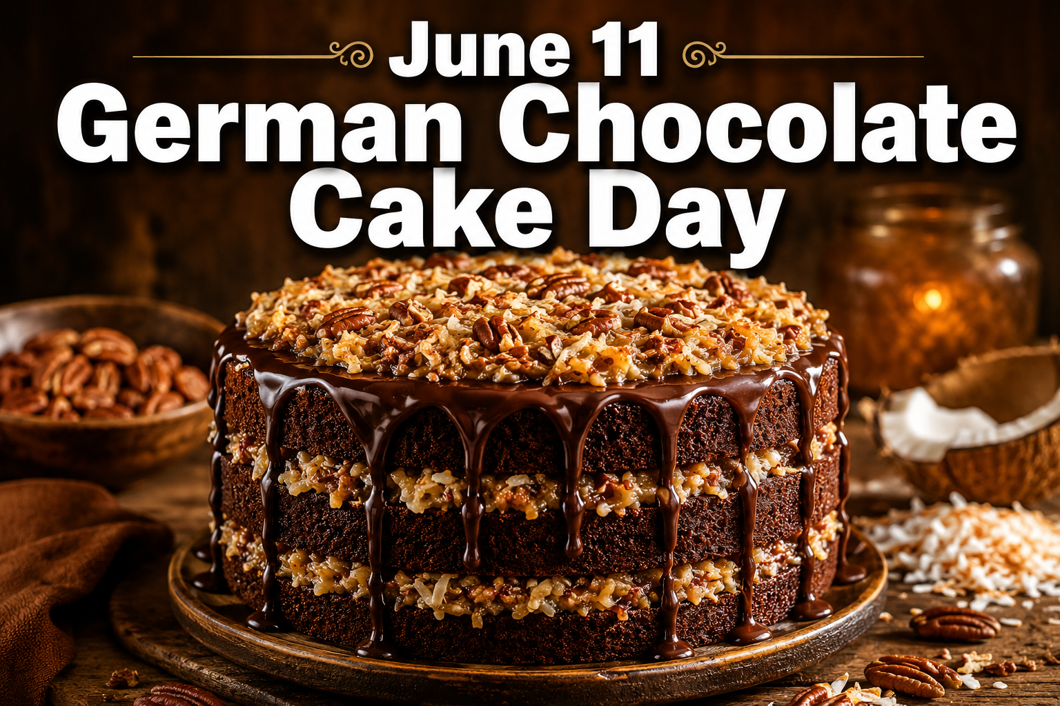 June 11 German Chocolate Cake Day