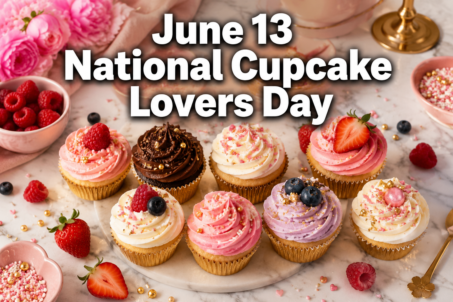 June 13 National Cupcake Lovers Day