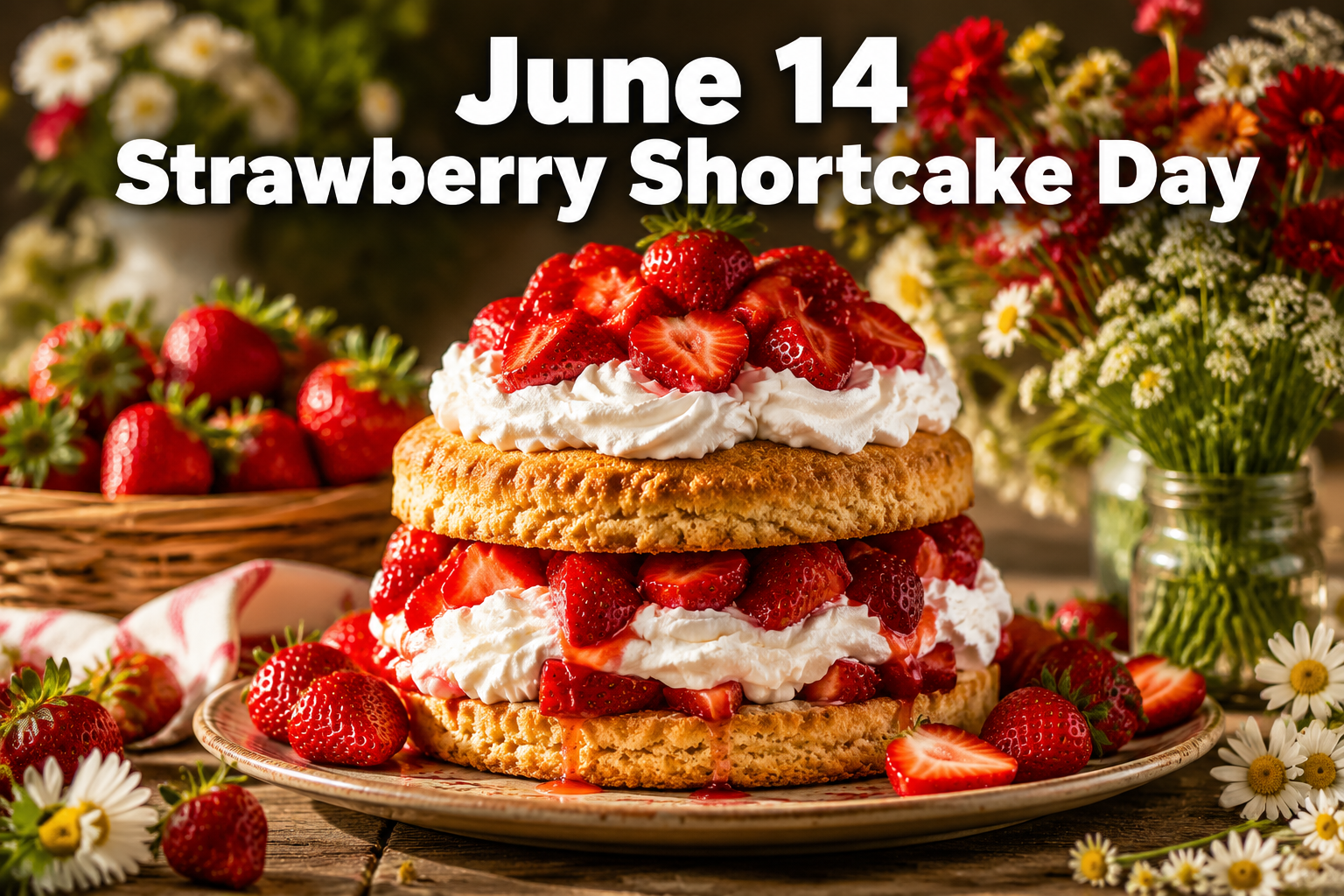 June 14 Strawberry Shortcake Day