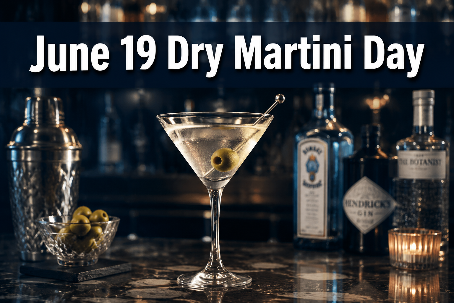 June 19 Dry Martini Day