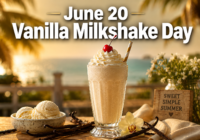 June 20 Vanilla Milkshake Day