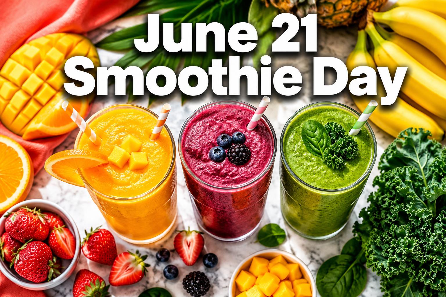 June 21 Smoothie Day