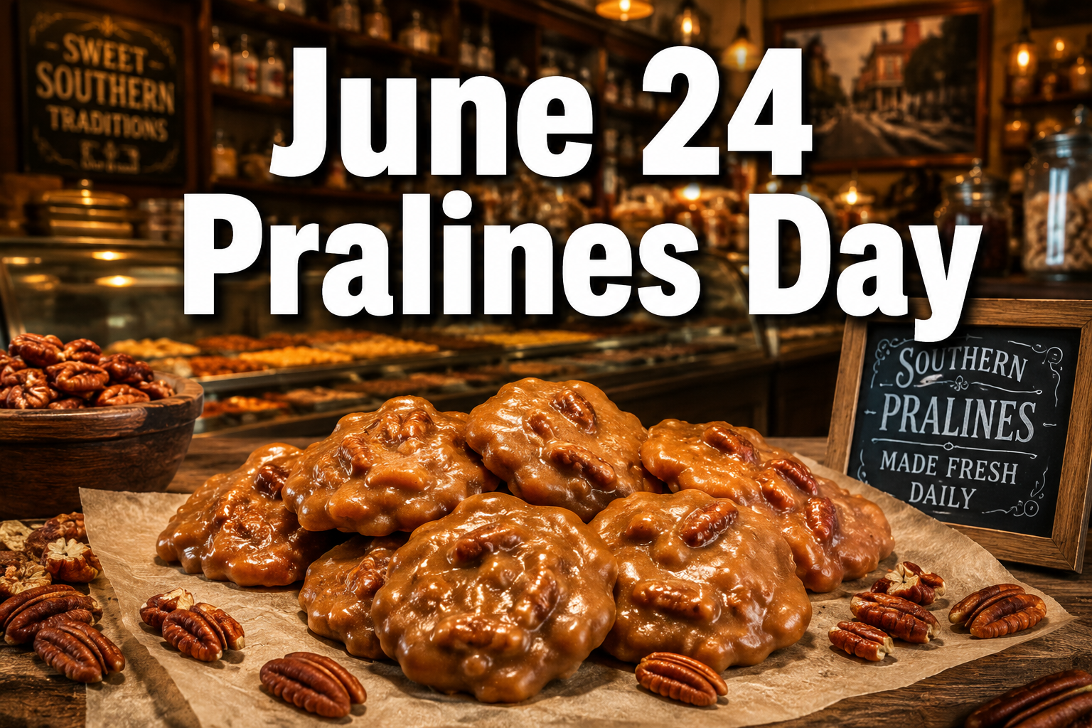 June 24 Pralines Day