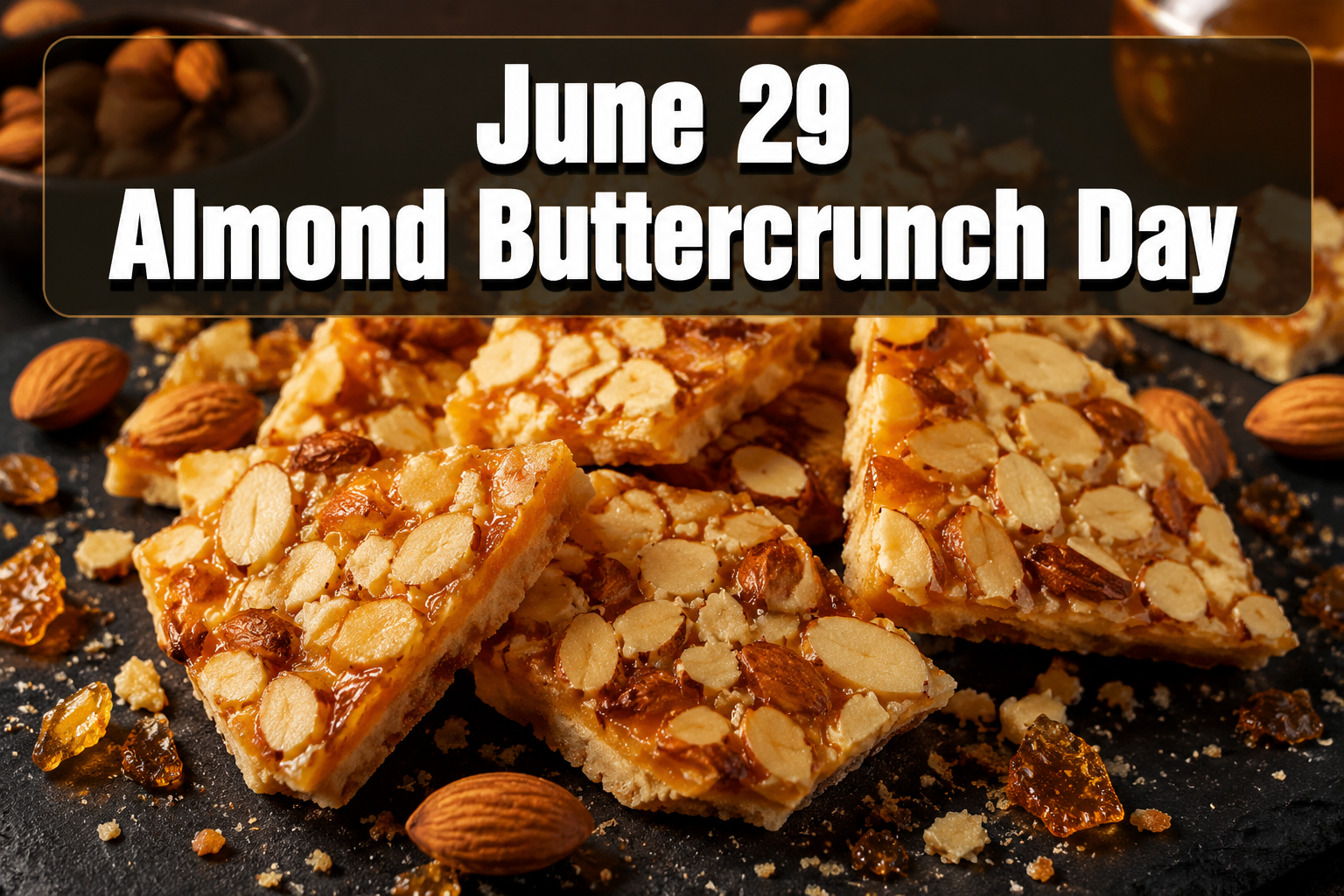 June 29 Almond Buttercrunch Day