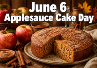 June 6 Applesauce Cake Day