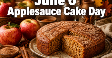 June 6 Applesauce Cake Day