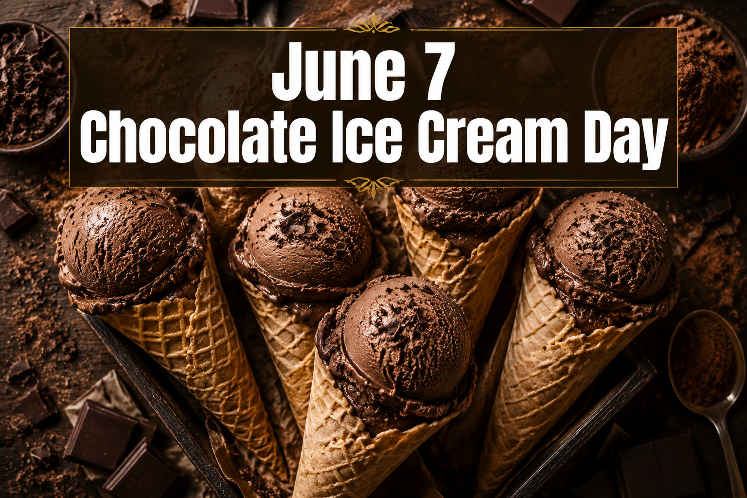 June 7 Chocolate Ice Cream Day