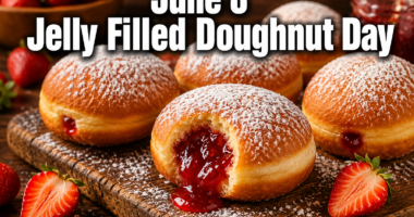 June 8 Jelly Filled Doughnut Day