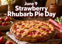 June 9 Strawberry Rhubarb Pie Day