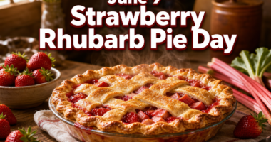 June 9 Strawberry Rhubarb Pie Day