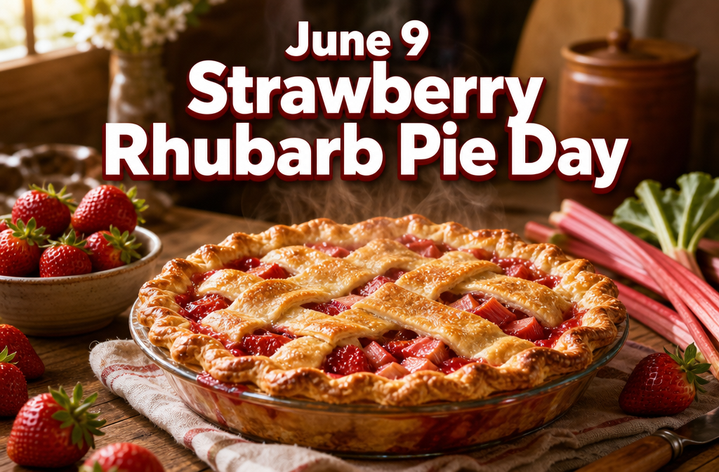 June 9 Strawberry Rhubarb Pie Day