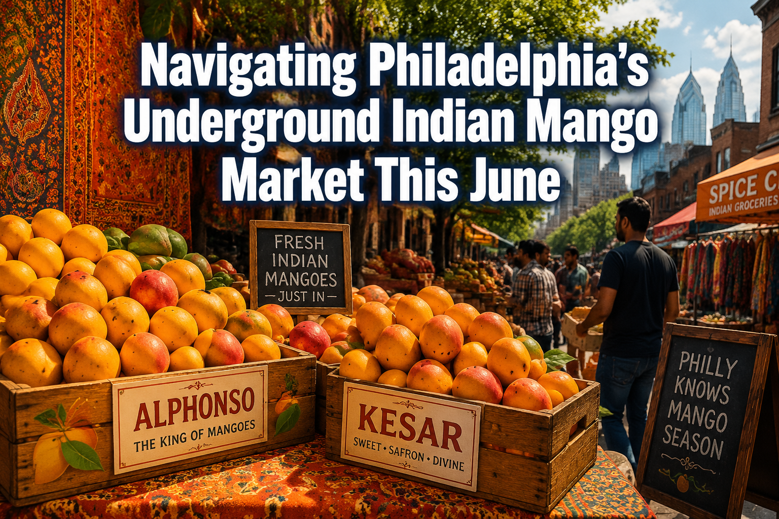 Navigating Philadelphia's Underground Indian Mango Market This June