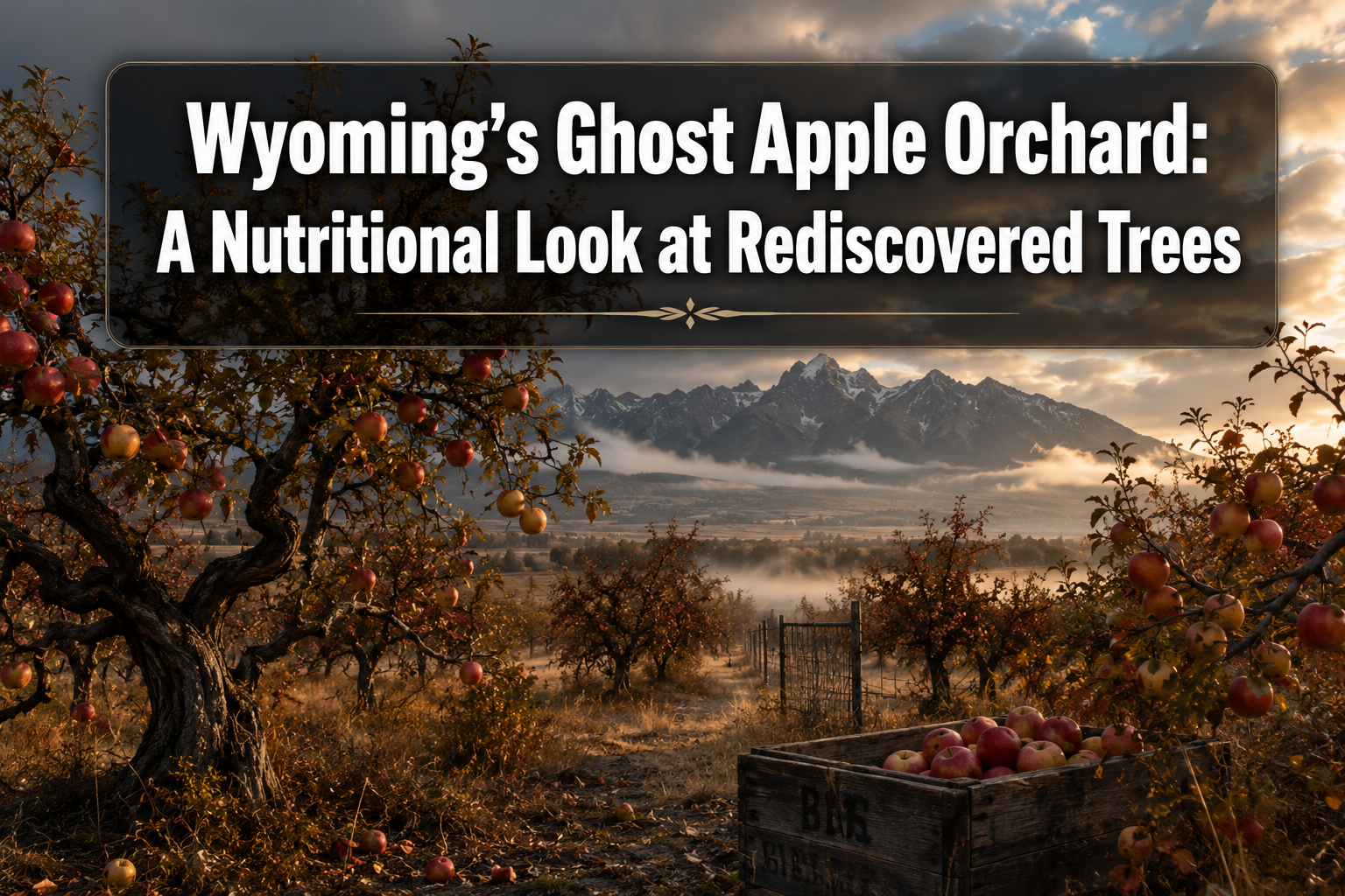 Wyoming's Ghost Apple Orchard: A Nutritional Look at Rediscovered Trees