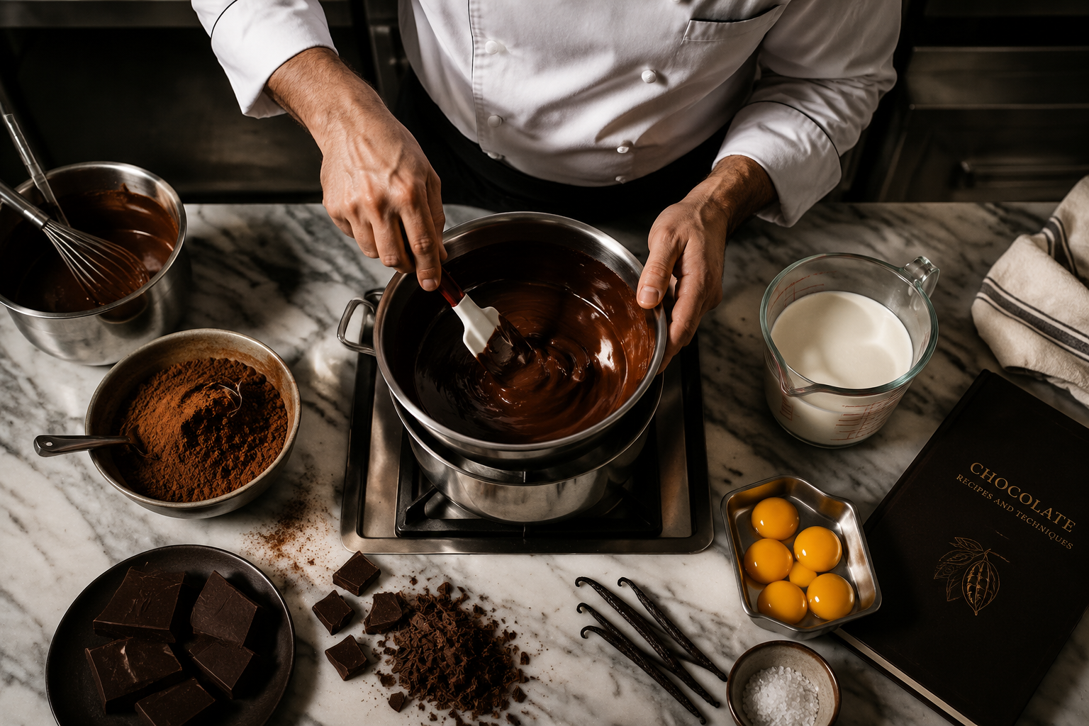 How Do Professional Chefs Make Chocolate Ice Cream?