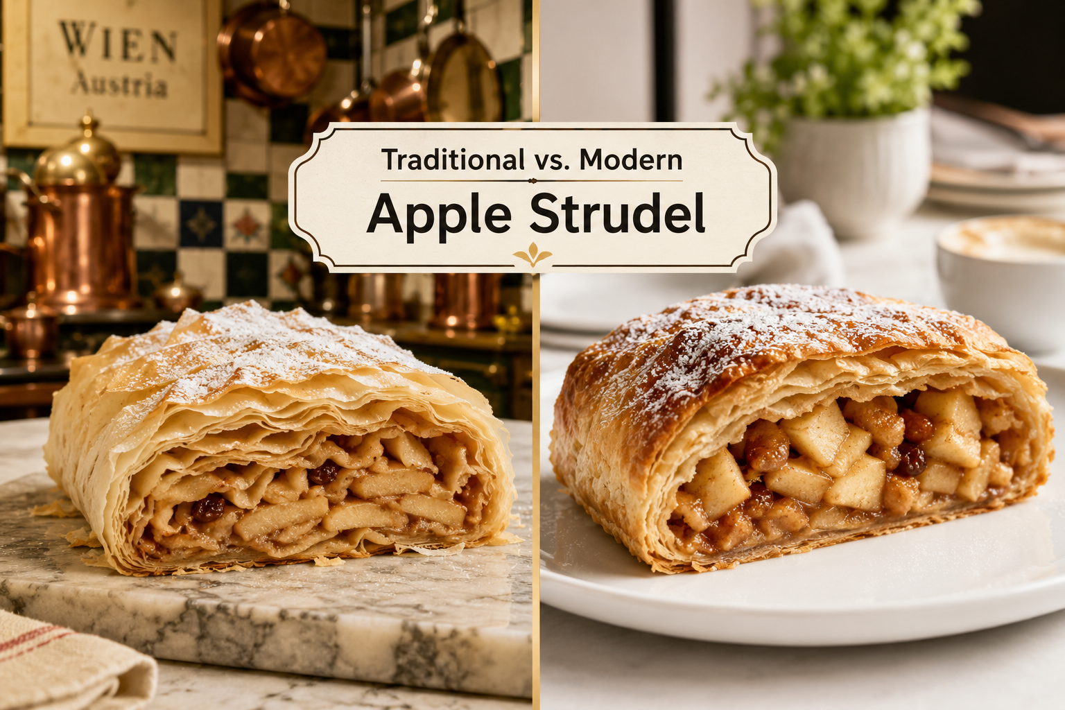 How Is Traditional Austrian Apple Strudel Different from American Versions