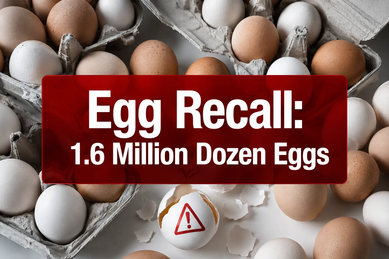 Egg Recall: Nearly 1.6 Million Dozen Eggs Pulled Over Salmonella Risk This July