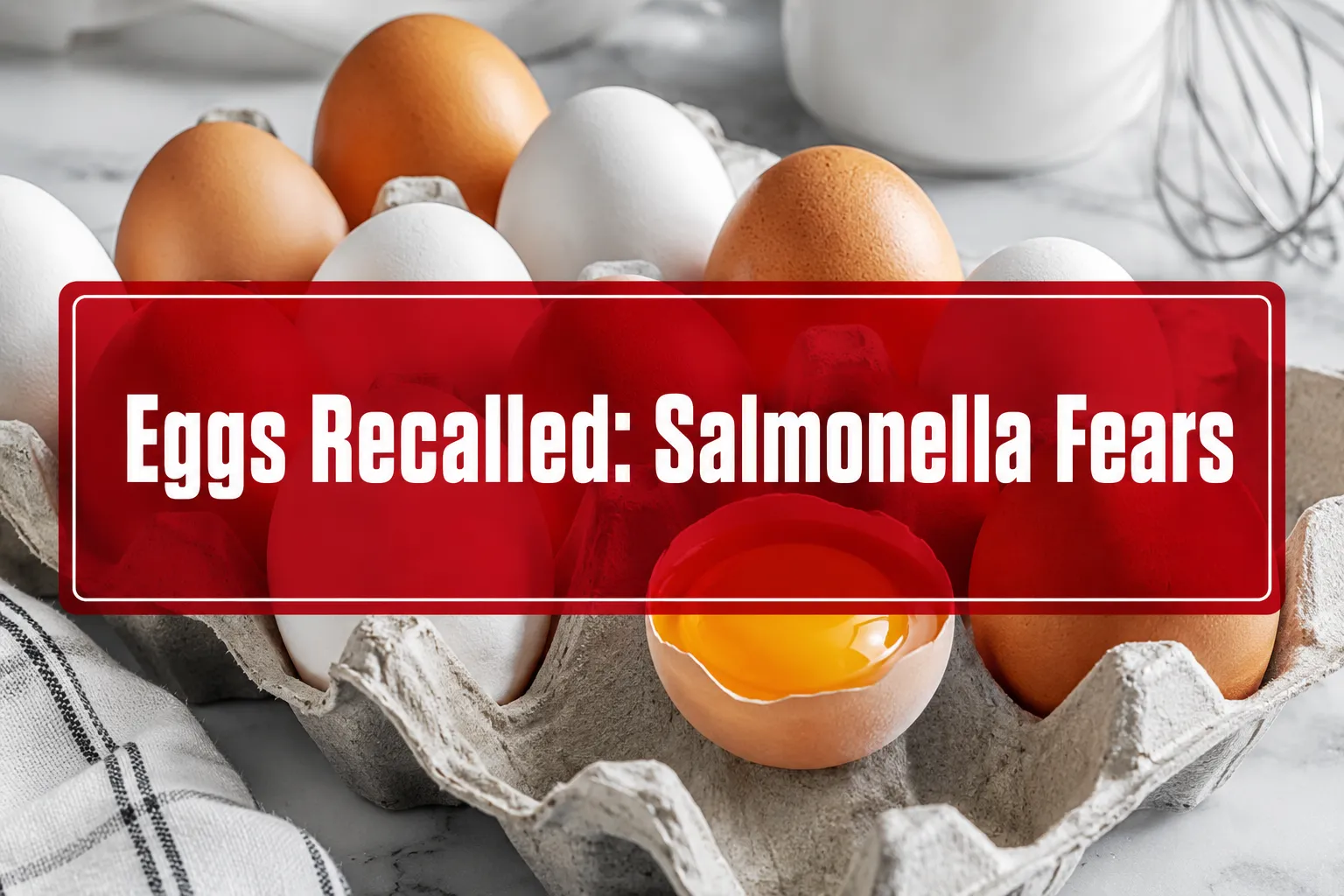 Eggs Recalled Due to Salmonella Fears This July 2026