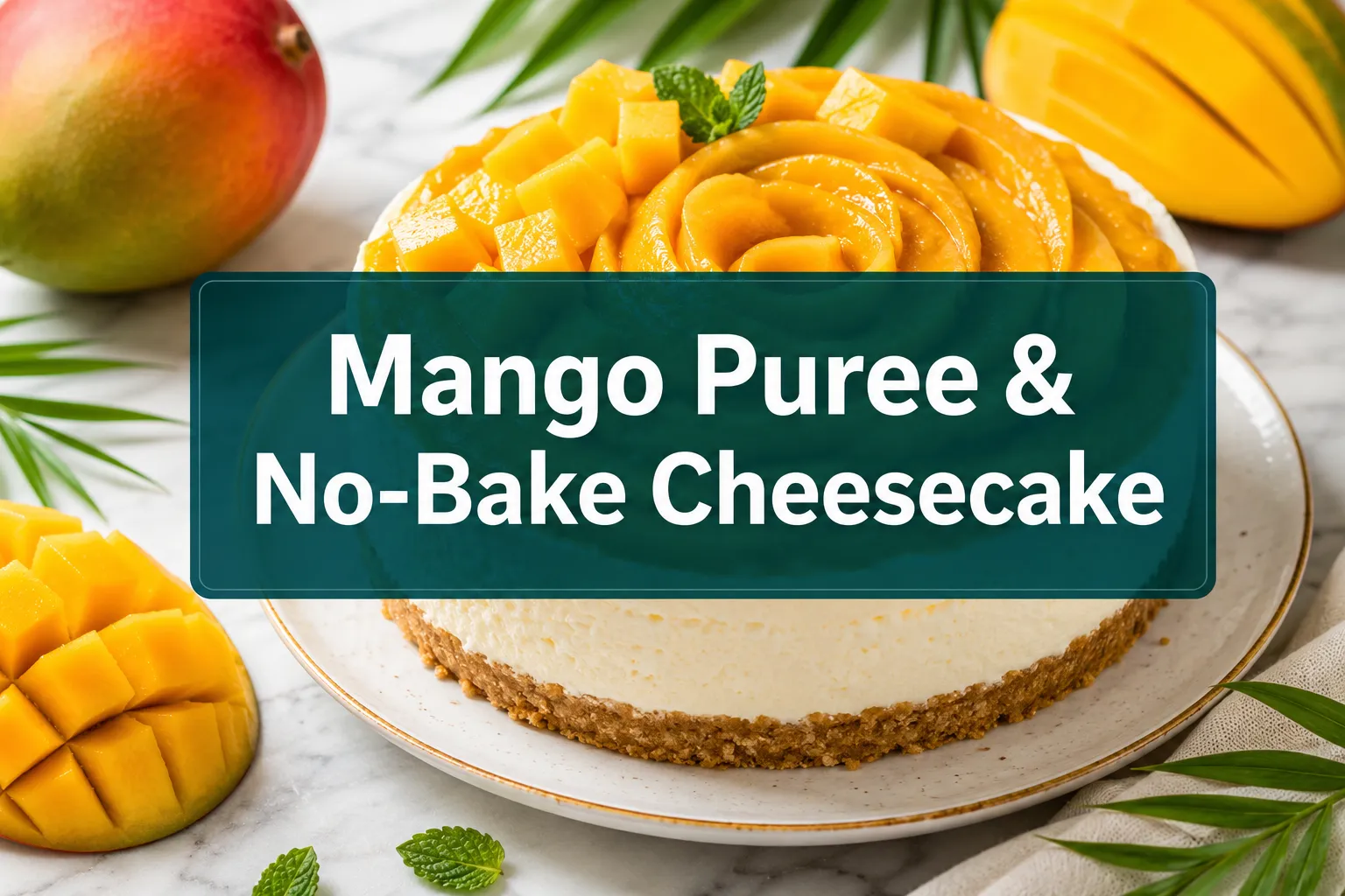 Mango Puree & No-Bake Cheesecake: A Nutritional Review This July