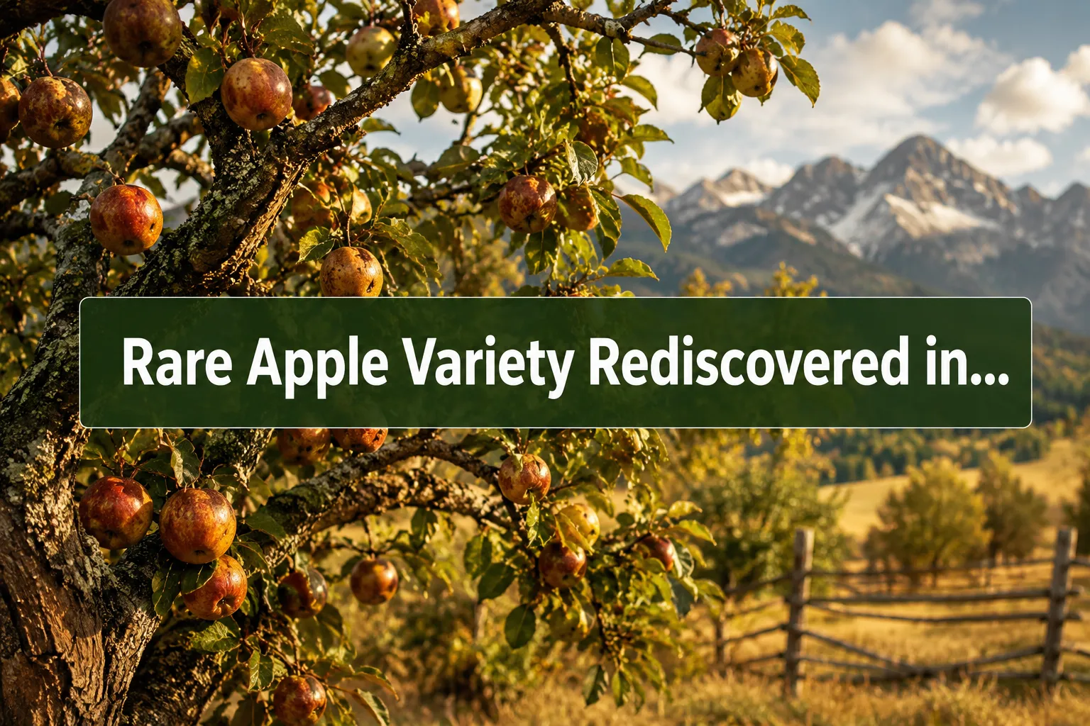 Rare Apple Variety Rediscovered in Colorado Springs This July 2026