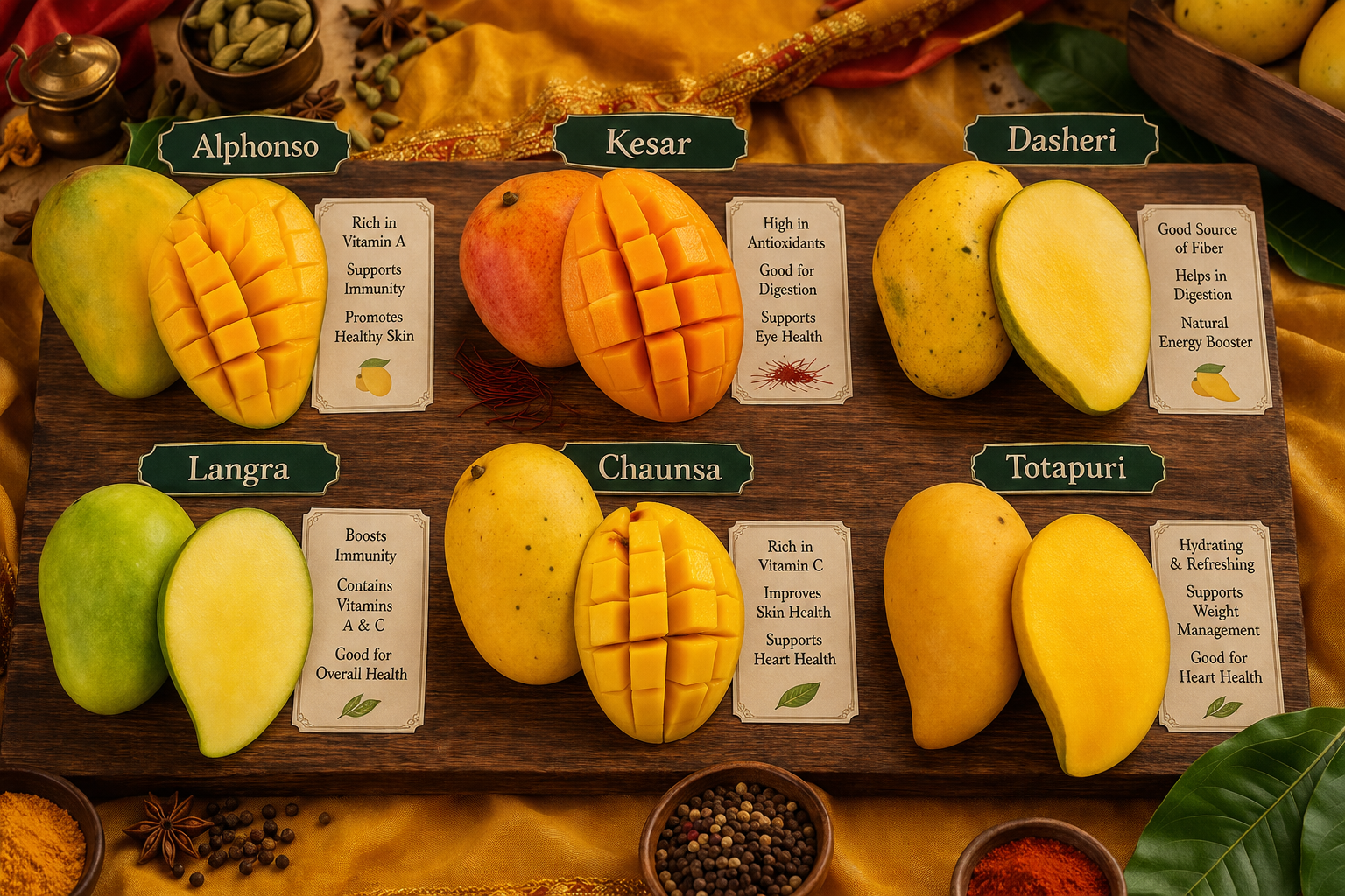 Which Mango Varieties Are Featured at the Event