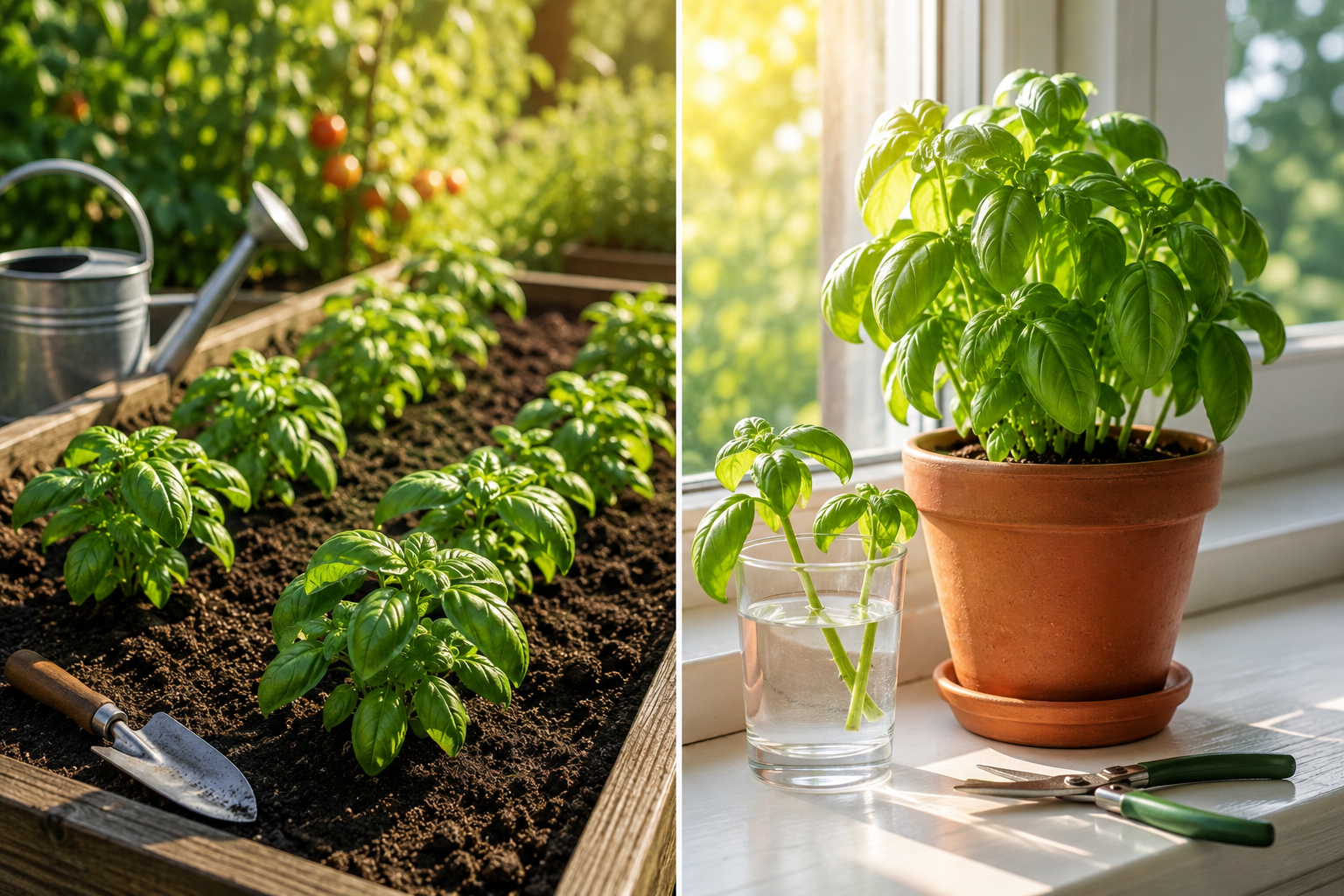 How to Grow Basil at Home Indoors or Outdoors