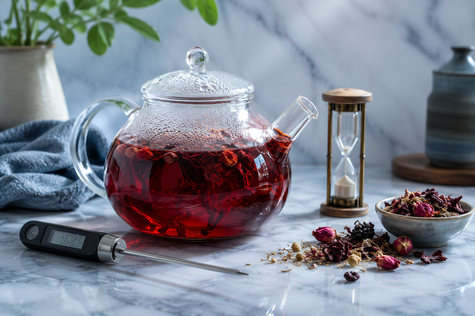 Organic Herbal Tea Blend Steep Time and Temperature