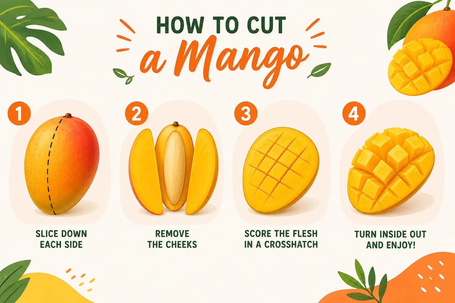 How to Cut a Mango Without the Mess